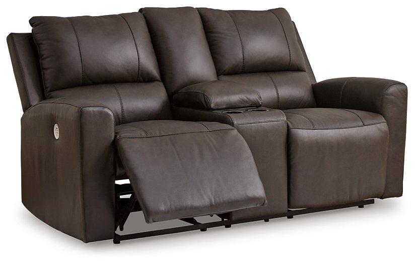 Boxmere Power Reclining Loveseat with Console