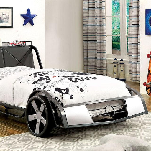 GT RACER Silver, Gun Metal Full Bed image