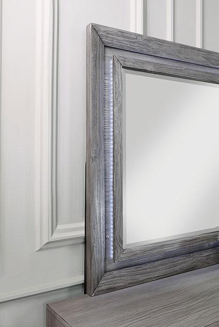 RAIDEN Mirror w/ LED, Gray