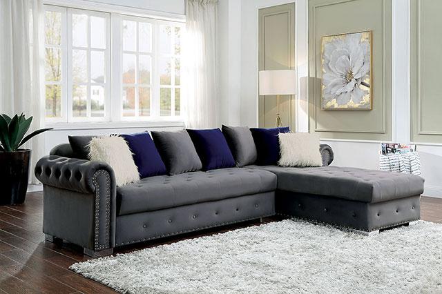 WILMINGTON Sectional, Gray