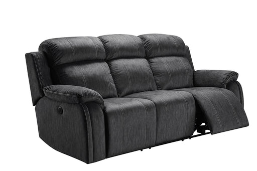 New Classic Furniture Tango Dual Recliner Sofa with Power Footrest in Shadow U396-30P1-SHW image