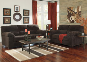 Zorah Chocolate Sofa & Loveseat,Benchcraft
