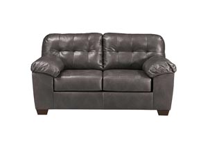 Alliston DuraBlend Gray Loveseat,Signature Design by Ashley