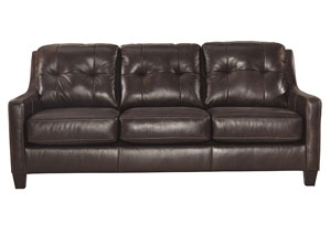 O'Kean Mahogany Sofa,Signature Design by Ashley