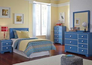 Bronilly Twin Panel Headboard, Dresser & Mirror,Signature Design by Ashley