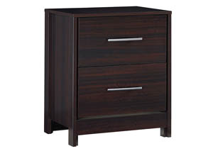 Agella Merlot Two Drawer Nightstand,Signature Design by Ashley