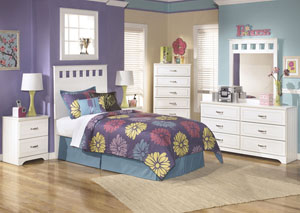 Lulu Twin Panel Headboard, Dresser & Mirror,Signature Design by Ashley