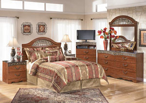 Fairbrooks Estate Queen Panel Headboard, Dresser & Mirror,Signature Design by Ashley