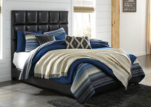 Queen Black Upholstered Bed,Signature Design by Ashley