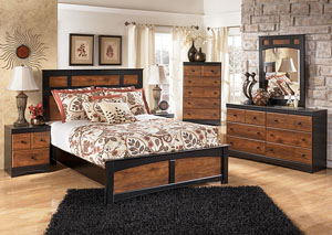 Aimwell Queen Panel Bed w/Dresser & Mirror,Signature Design by Ashley