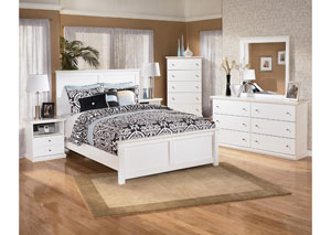 Bostwick Shoals Queen Panel Bed w/Dresser & Mirror,Signature Design by Ashley