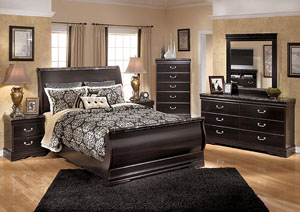 Esmarelda Queen Sleigh Bed w/Dresser & Mirror,Signature Design by Ashley