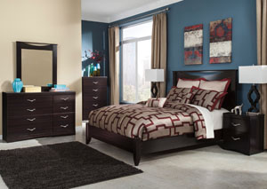 Zanbury Queen Panel Bed w/Dresser & Mirror,Signature Design by Ashley