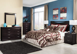 Zanbury Queen/Full Panel Headboard, Dresser & Mirror,Signature Design by Ashley