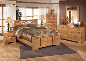 Bittersweet Queen Panel Bed w/Dresser & Mirror,Signature Design by Ashley