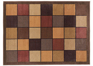 Patchwork Brown Medium Rug,Signature Design by Ashley