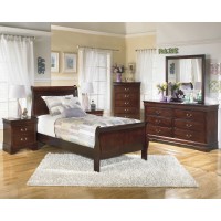 Alisdair 4 Pc. Bedroom - Dresser, Mirror & Twin Sleigh Bed