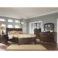 Porter 5 Pc. Bedroom - Dresser, Mirror & Queen Sleigh Bed with Storage