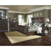 Key Town 5 Pc. Bedroom - Dresser, Mirror & Queen Mansion Panel Bed