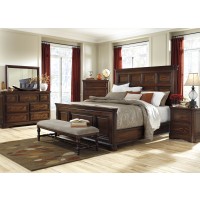 Leximore 5 Pc. Bedroom - Dresser, Mirror & Queen Panel Bed