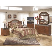 Fairbrooks Estate 4 Pc. Bedroom - Dresser, Mirror, Queen/Full Panel Headboard & Nighstand