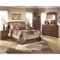 Timberline 4 Pc. Bedroom - Dresser, Mirror, Chest & Queen/Full Panel Headboard