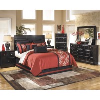 Shay 4 Pc. Bedroom - Dresser, Mirror, Chest & Queen/Full Panel Headboard