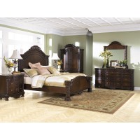 North Shore 5 Pc. Bedroom - Dresser, Mirror & Queen Panel Bed