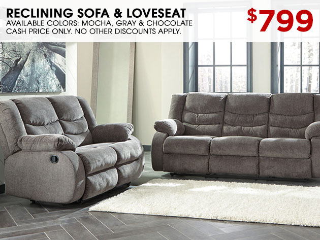 Reclining Sofa & Loveseat