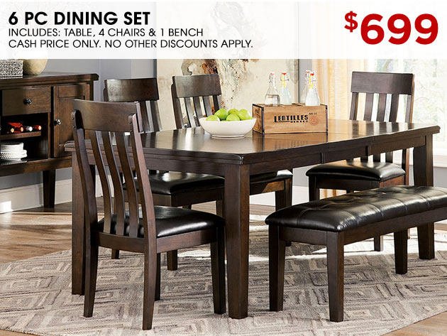 6 Pc Dining Set
